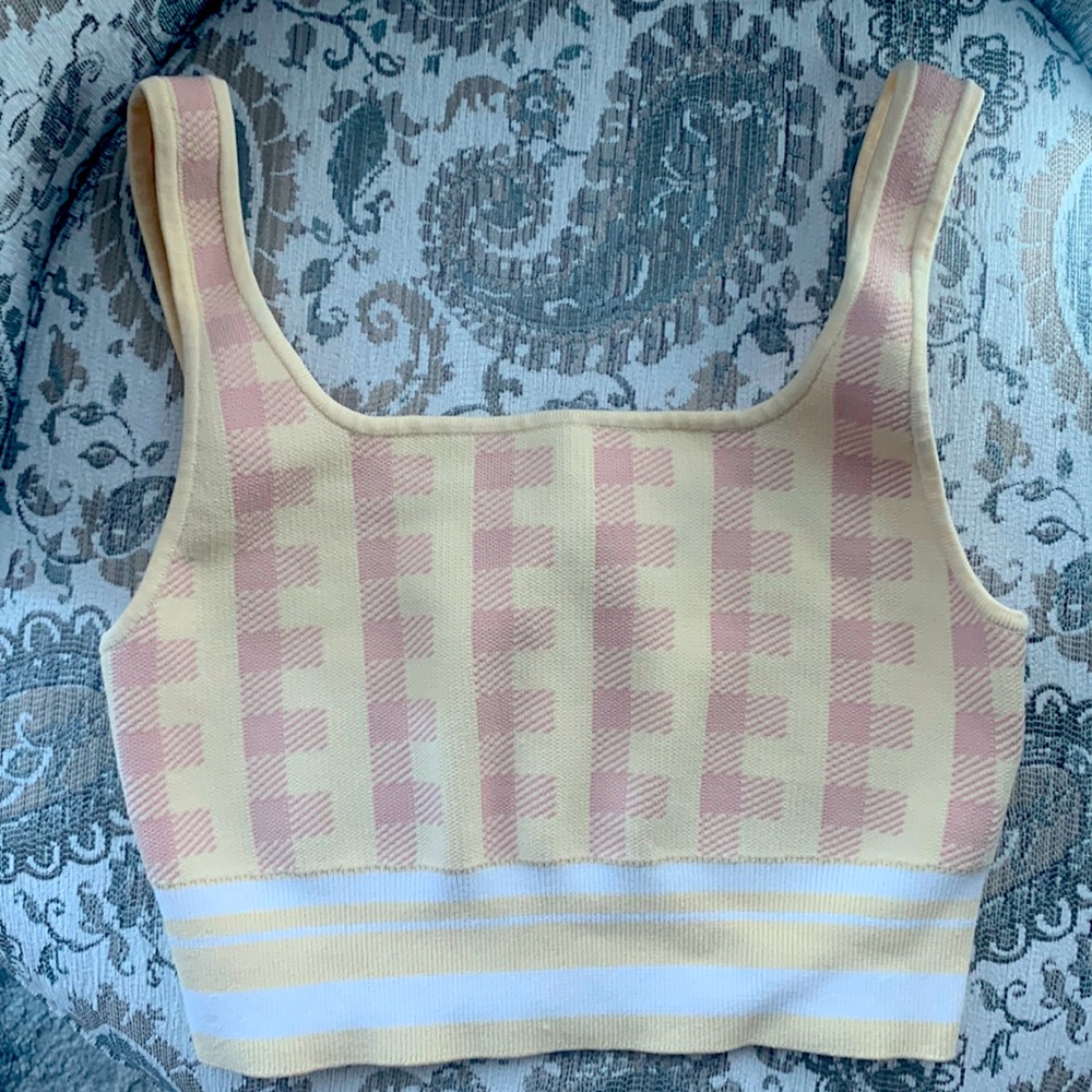 Babaton Squareneck cropped tank